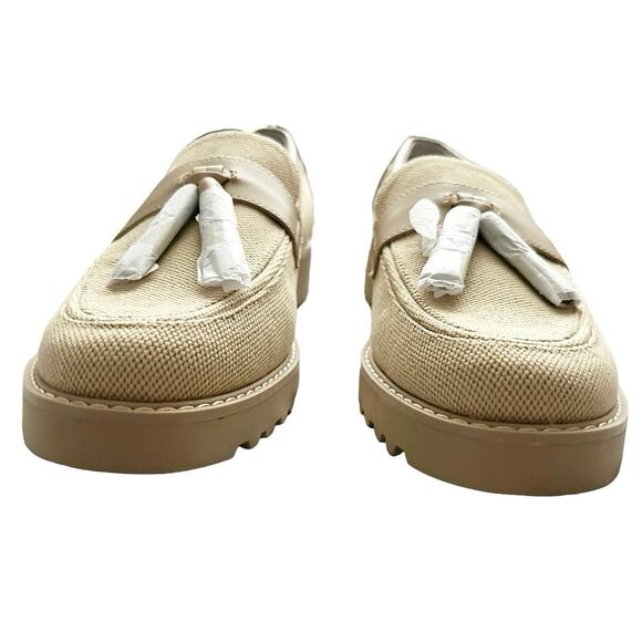 Women’s Carolynn 9 Tassel Lug Sole Loafer in beige-Size 11 - Franco Sarto - Picture 5 of 10